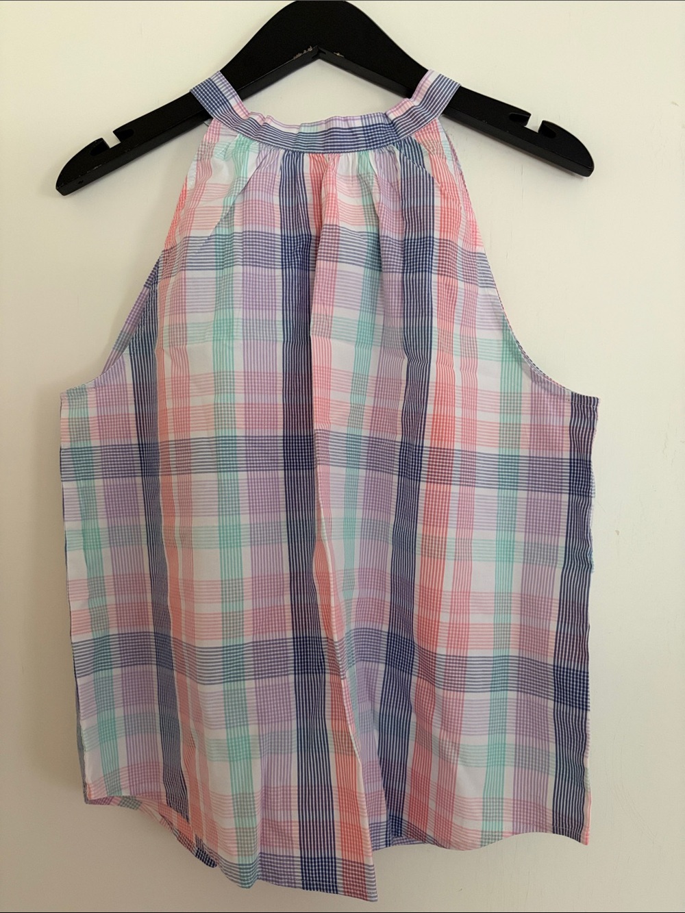 J. Crew Factory bow-back halter top